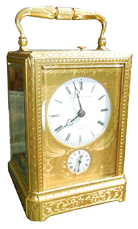 carriage clock, travel