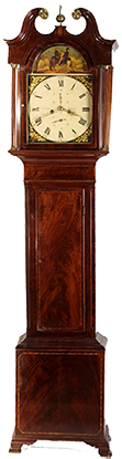 Scottish longcase grandfather clock scotland