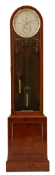 Regulator clock floor standing mahogany